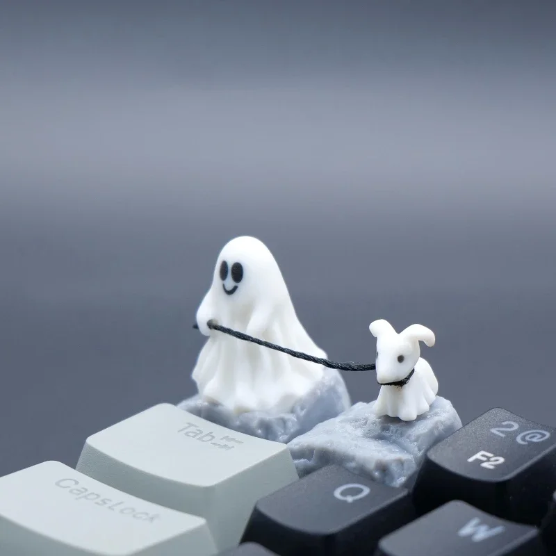 3D Printing App - شبح جرو الراتنج Keycap مخصص ثلاثية
