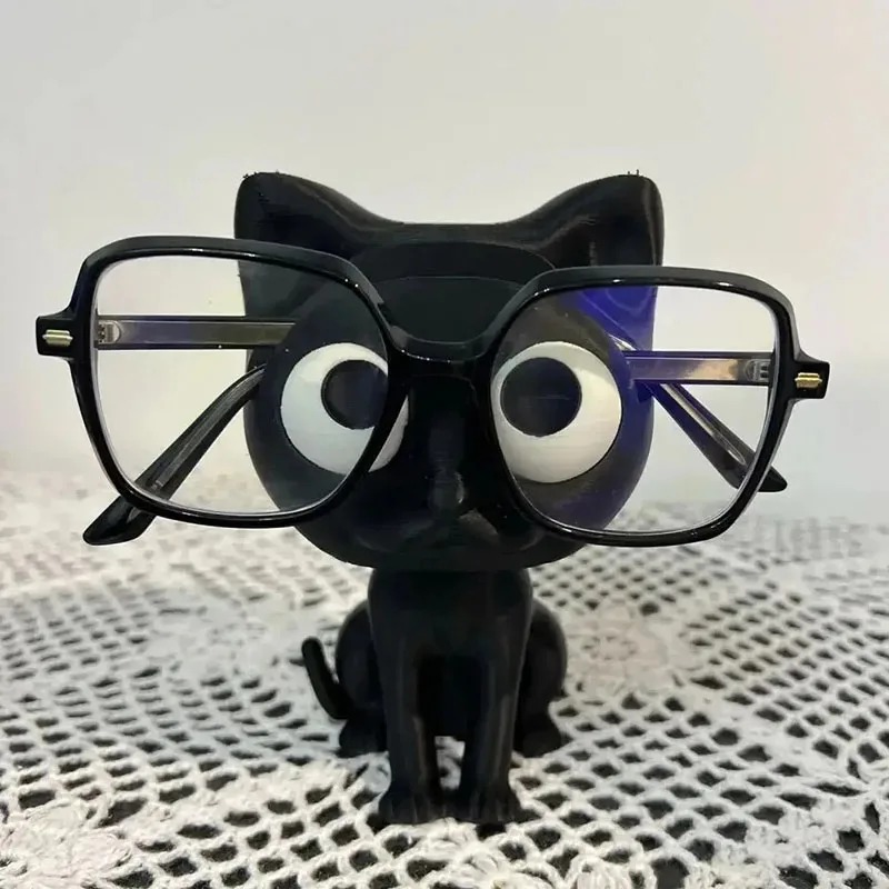 3D Printing Glasses Frames - إطار نظارات على شكل قطة مطبوع