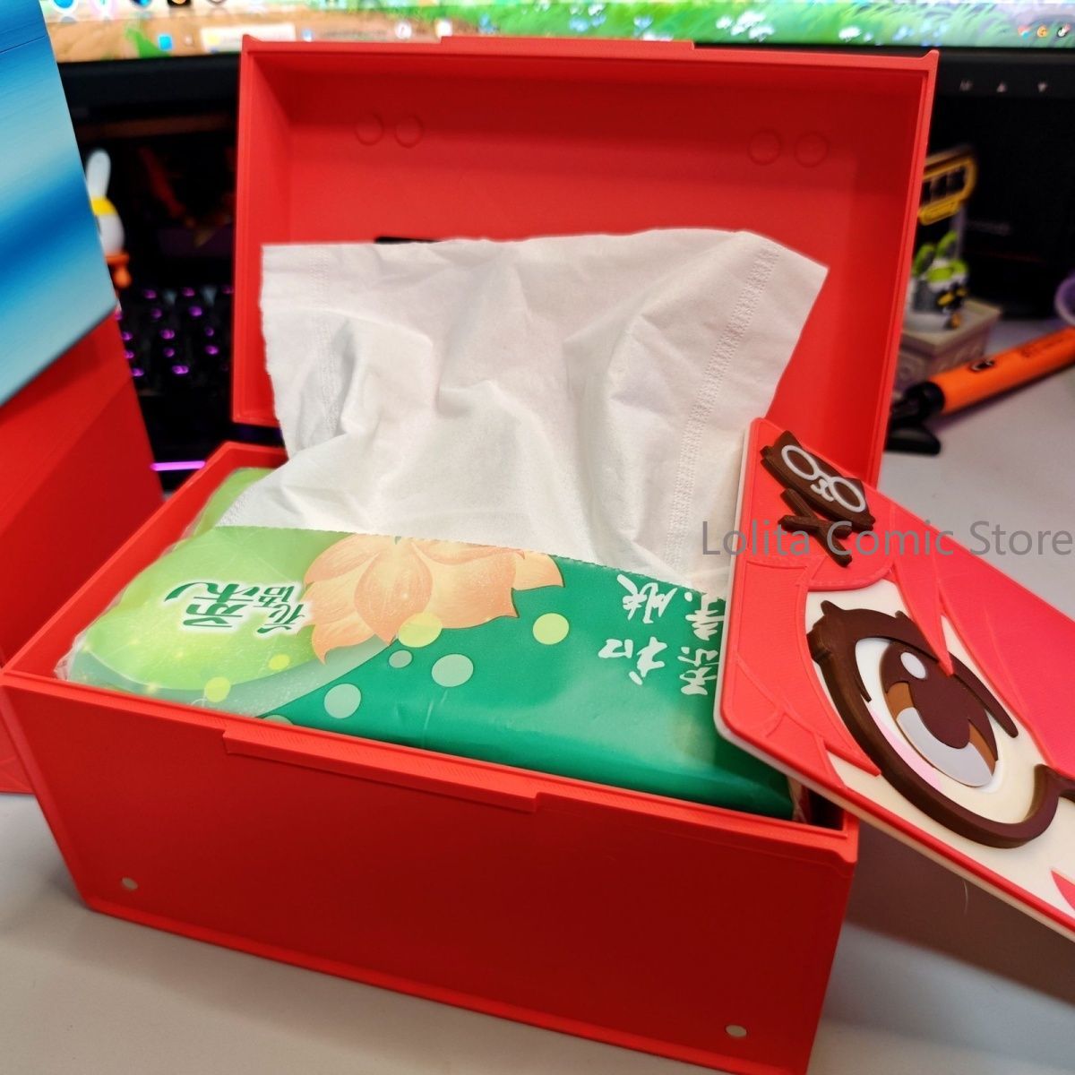 3D Printing Game - صندوق مناديل مطبوع ثلاثي الأبعاد بتصميم