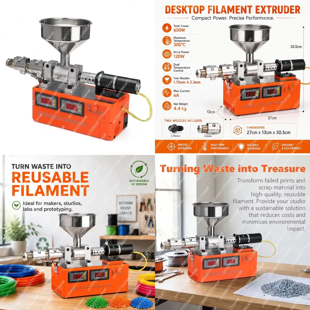 3D Printing Waste - آلة إعادة تدوير النفايات لطباعة الألياف