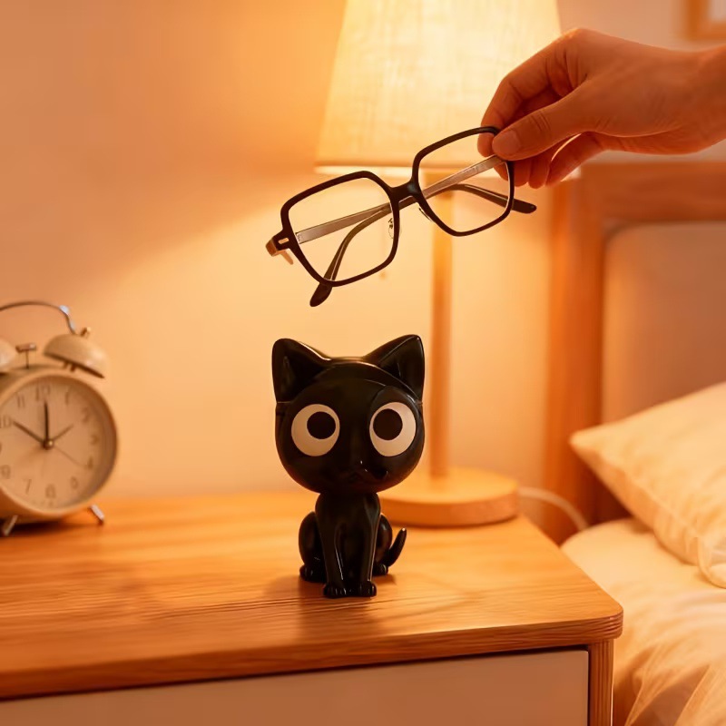 3D Printing Glasses Frames - إطار نظارات على شكل قطة سوداء