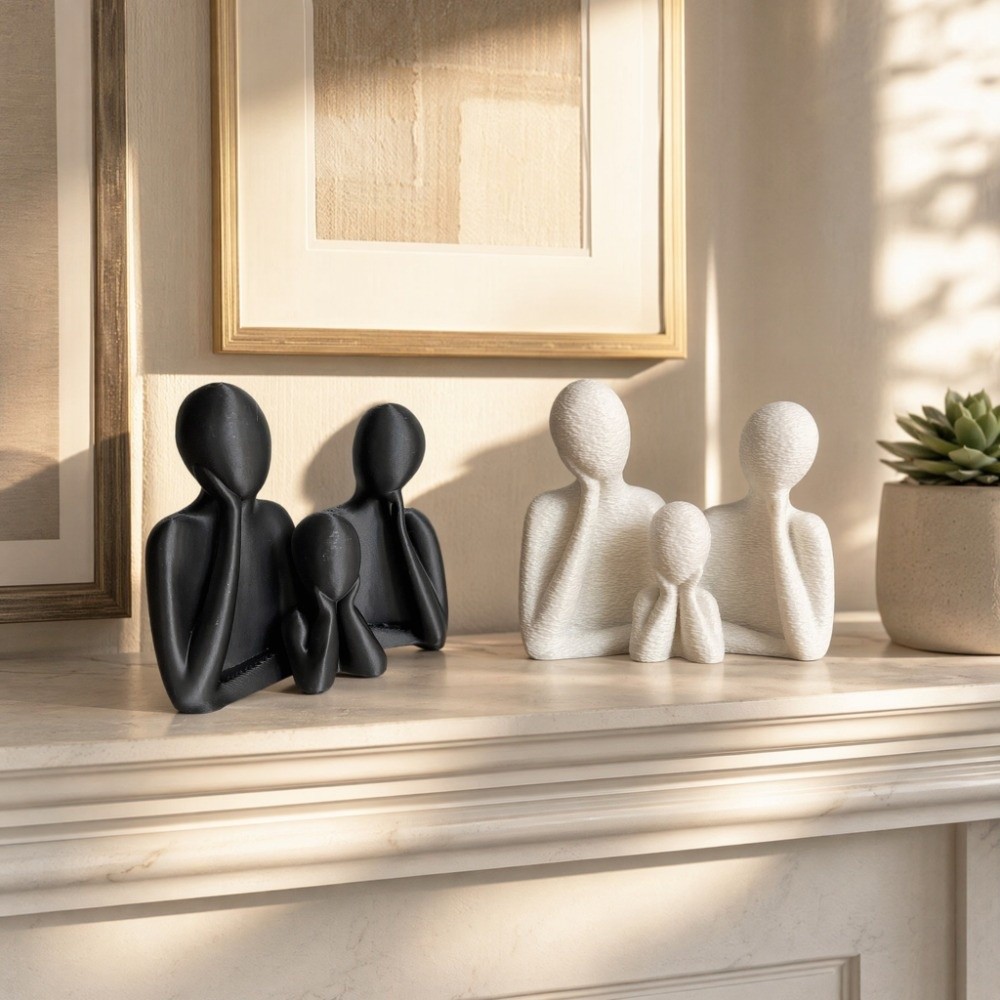 تمثال عناق الزوجين، منحوتة عائ - مراجعة 3D Printing App وسعره