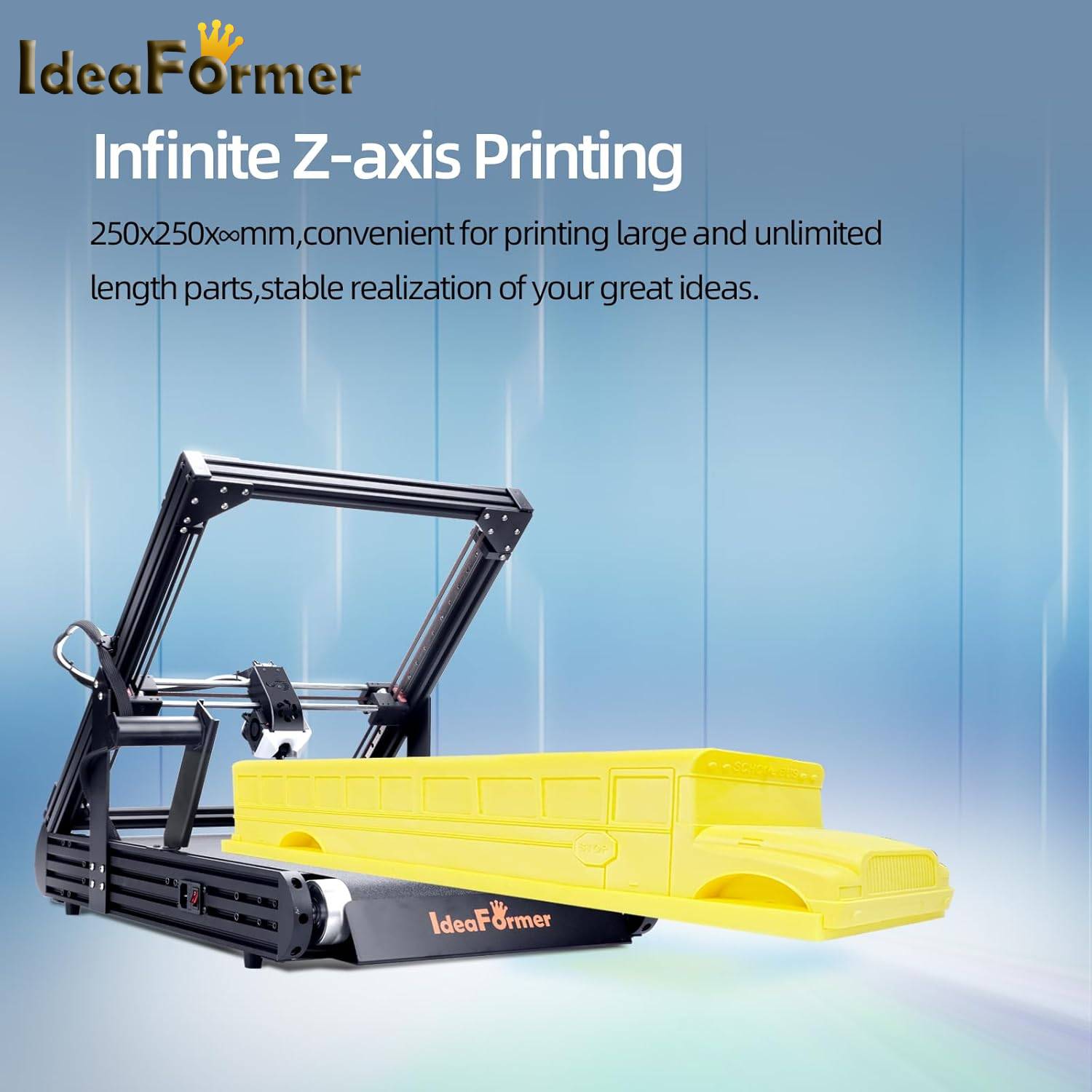 IdeaFormer IR3 V2 حزام ناقل طا - مراجعة 3D Printing Z Axis وسعره