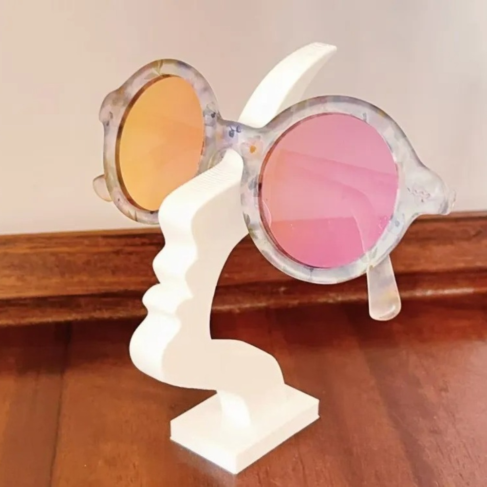 حامل عرض نظارات شمسية بتصميم ف - مراجعة 3D Printing Glasses Frames وسعره