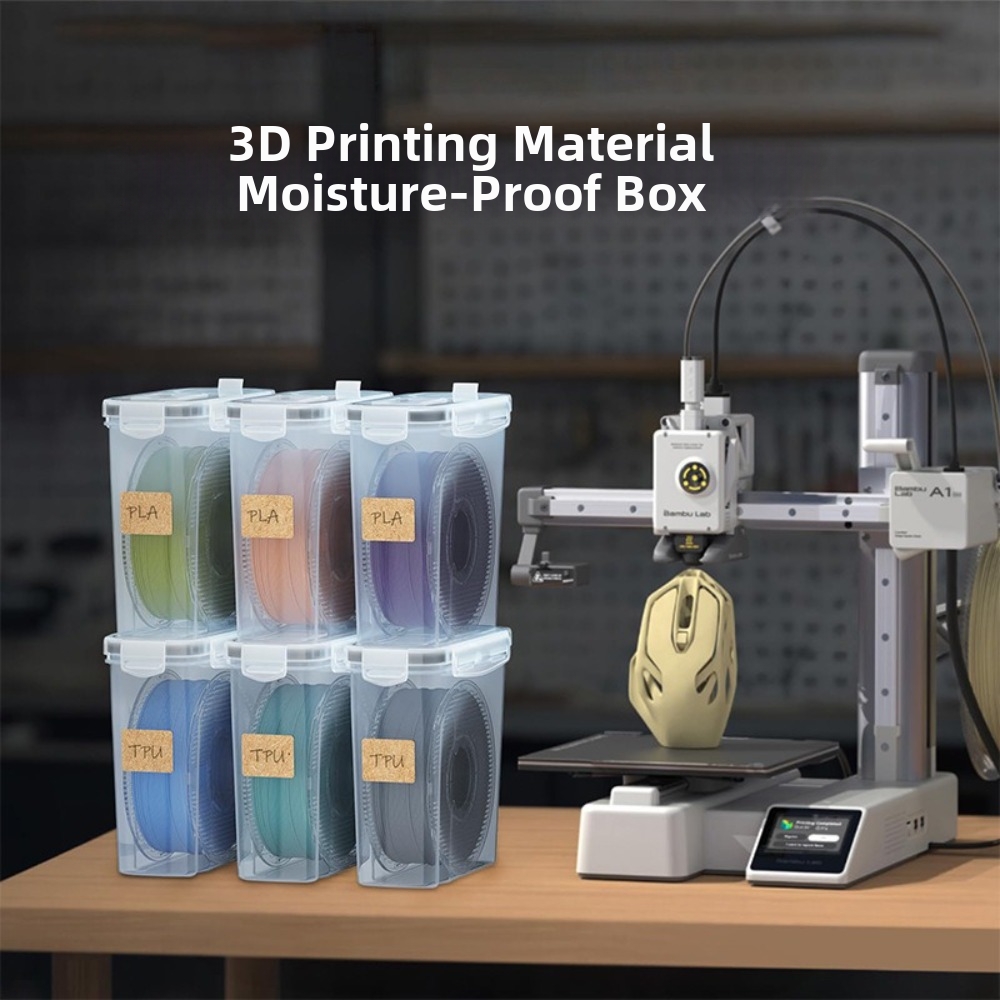 حاوية شفافة للخيوط مقاومة للغب - مراجعة 3D Printing For Medical وسعره