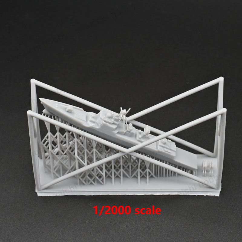 قطعتان من نموذج مدمرة من فئة ت - مراجعة 3D Printing App وسعره