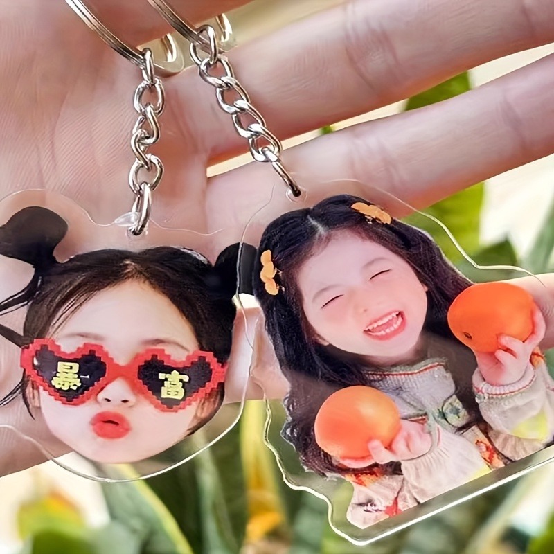 سلاسل مفاتيح مخصصة بصور ونصوص  - مراجعة 3D Printing Custom وسعره