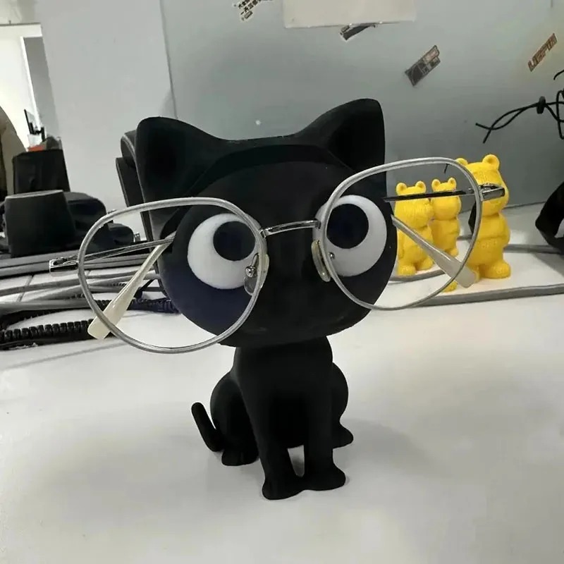 إطار نظارات على شكل قطة مطبوع  - مراجعة 3D Printing Glasses Frames وسعره
