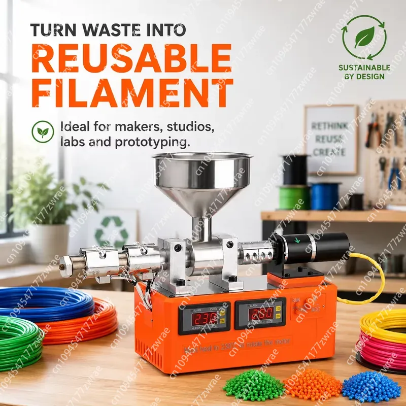 آلة إعادة تدوير النفايات لطباع - مراجعة 3D Printing Waste وسعره