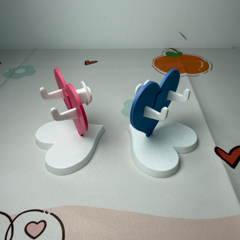 حامل نظارات على شكل قلب مطبوع  - مراجعة 3D Printing Glasses Frames وسعره