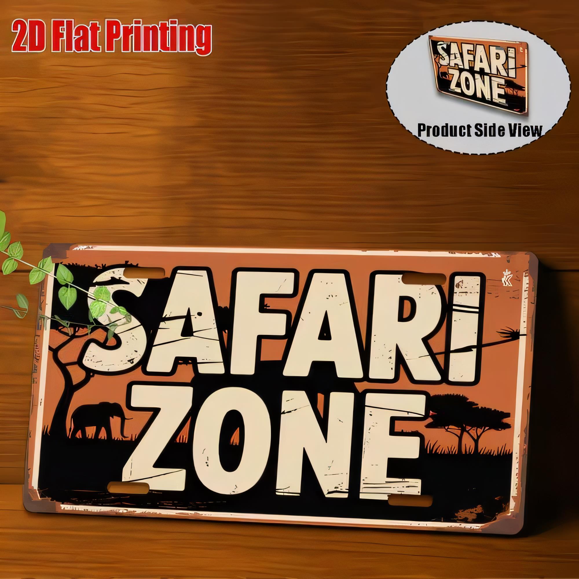 لوحة معدنية بتصميم منطقة السفا - مراجعة 3D Printing Zone وسعره