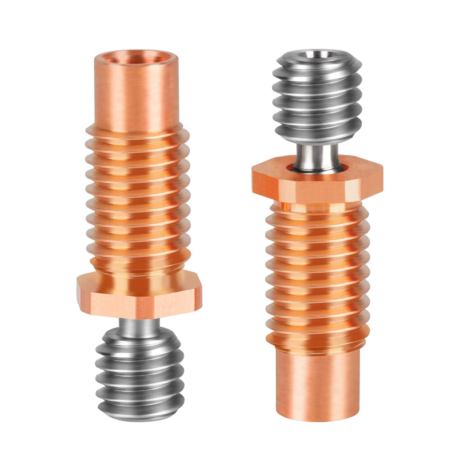 2 قطعة E3D V6 Hotend Heatbreak - مراجعة 3D Printing Titanium وسعره