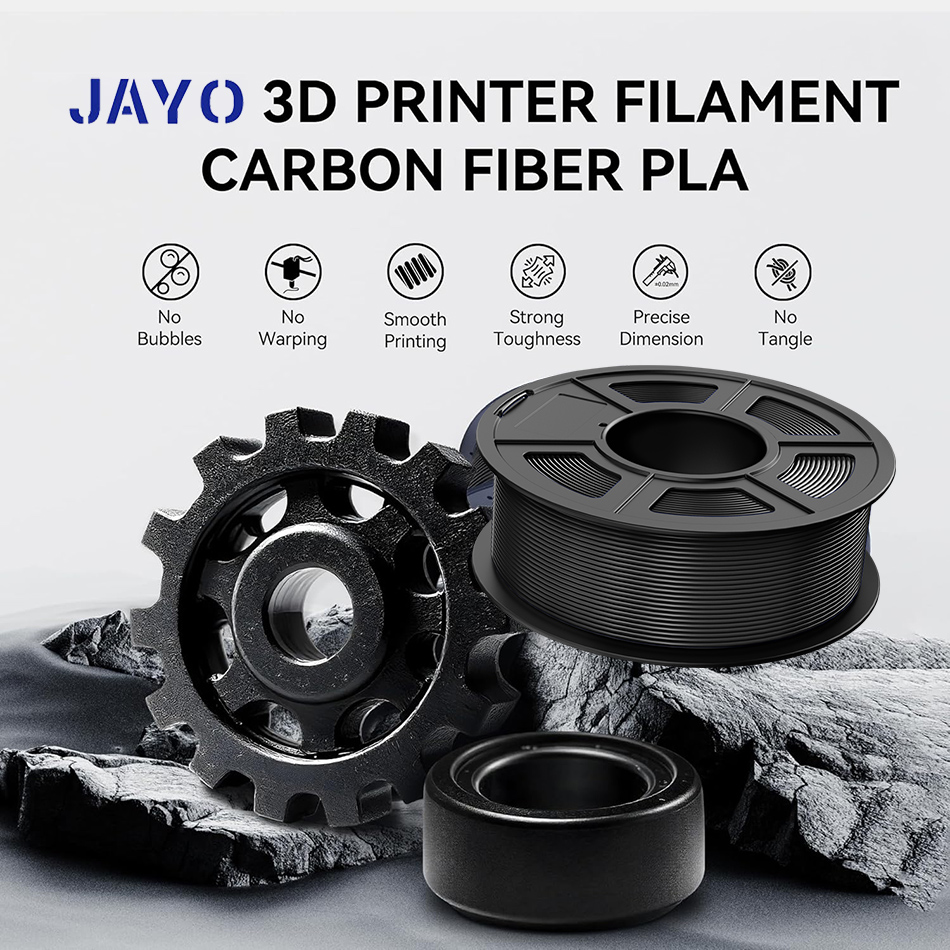 JAYO PETG-CF خيوط طابعة ثلاثية - مراجعة 3D Printing Heat Resistant Material وسعره